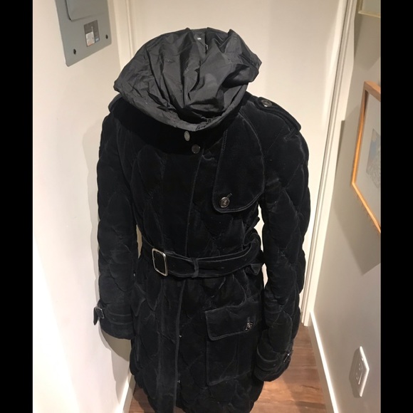 🔥sold 🔥Burberry velvet duck down puffer - small (as is) - Picture 6 of 17